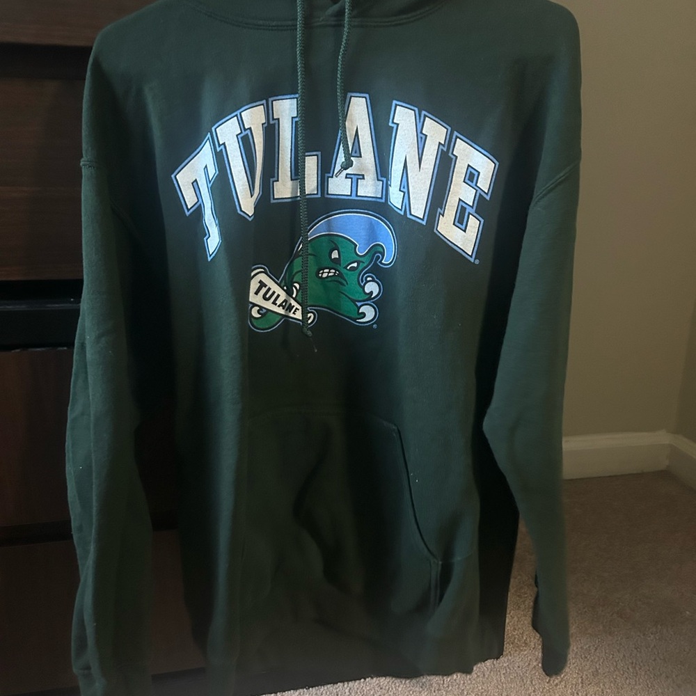 Dark Green Tulane Hoodie